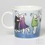 Arabia Bunny Dancing Mug, Back Side